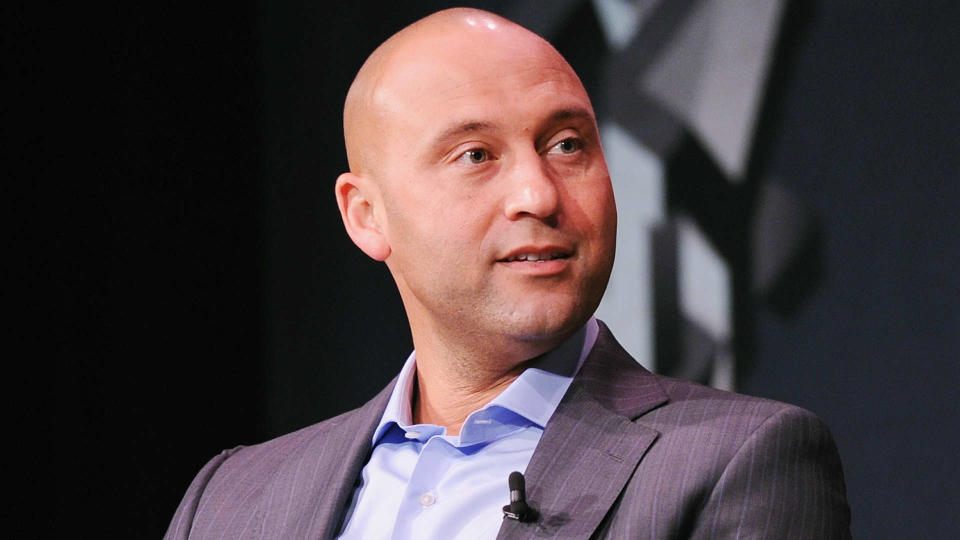Derek Jeter has reportedly hired a Golden State Warriors executive to lead the Marlins' business operations. (AP)