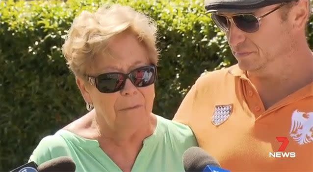 Mr Ball's mother Maureen. Picture: 7 News