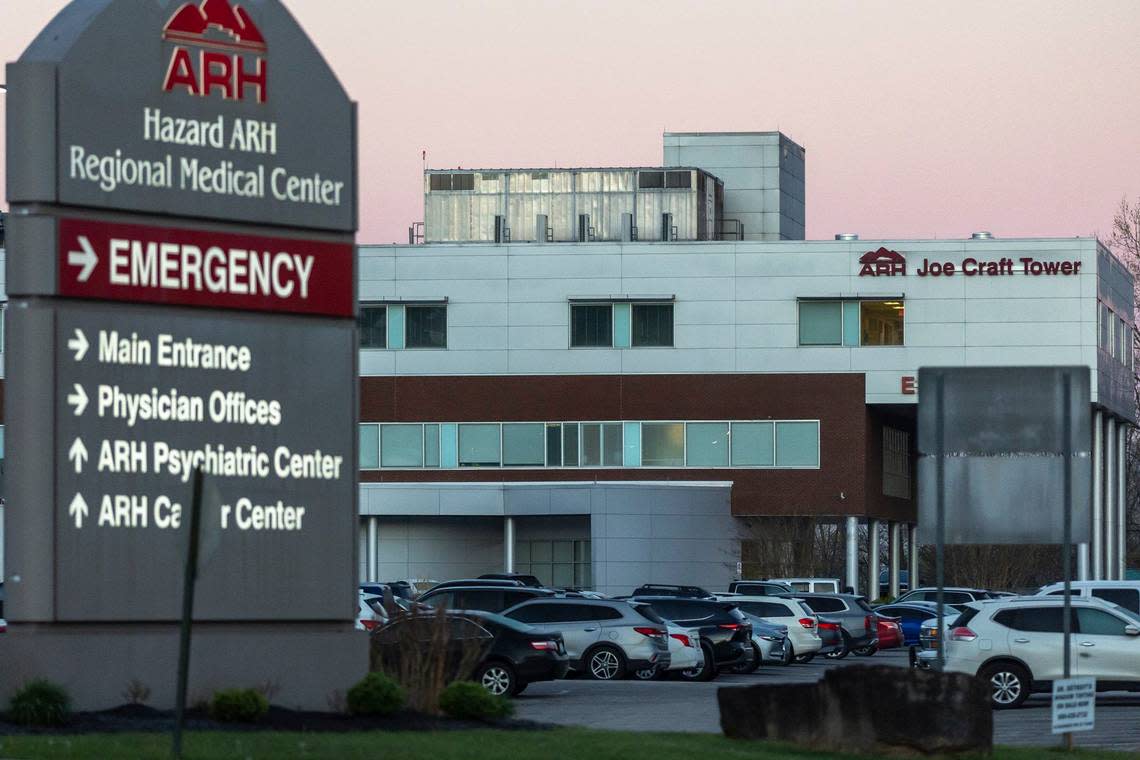 The Hazard ARH Regional Medical Center is photographed on Sunday, April 7, 2024.