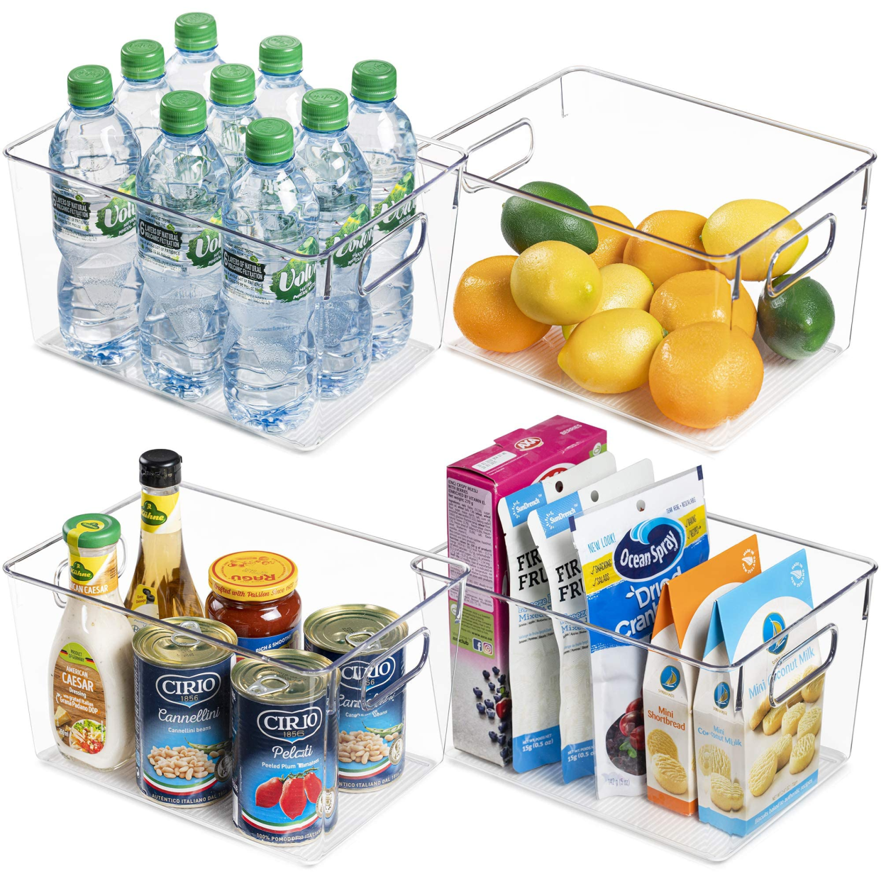 <p><a href="https://go.redirectingat.com?id=74968X1596630&url=https%3A%2F%2Fwww.walmart.com%2Fip%2F4-Pack-Clear-Plastic-Storage-Bins-with-Handles-Vtopmart-Pantry-Organizer-Bins-for-Refrigerator-Freezer-Cabinet-Kitchen-Countertops-Large%2F465506556&sref=https%3A%2F%2Fwww.housebeautiful.com%2Fshopping%2Fhome-accessories%2Fg60175844%2Fbest-pantry-storage-containers%2F" rel="nofollow noopener" target="_blank" data-ylk="slk:Shop Now;elm:context_link;itc:0;sec:content-canvas" class="link rapid-noclick-resp">Shop Now</a></p><p>Storage Bin Set</p><p>walmart.com</p><p>$17.99</p>