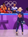 <p>Elise Christie of Great Britain waves before the Ladies’ 500m Short Track Speed Skating final on day four of the PyeongChang 2018 Winter Olympic Games at Gangneung Ice Arena on February 13, 2018 in Gangneung, South Korea. (Photo by Harry How/Getty Images) </p>