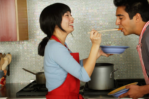 Cooking at home gives you better control over your health. (Getty Images)