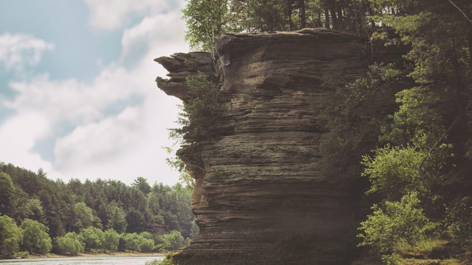 hawk's bill rock formation