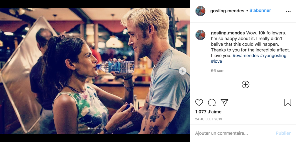(Instagram @gosling.mendes)