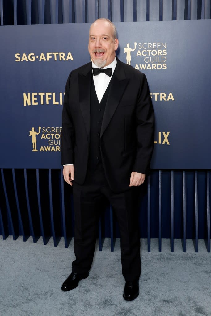 Paul Giamatti attends the 30th Annual Screen Actors Guild Awards at Shrine Auditorium and Expo Hall on February 24, 2024 in Los Angeles, California.