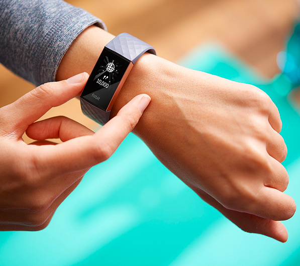 FitBit Charge 3 Activity Tracker is water-resistant. (Photo: QVC)