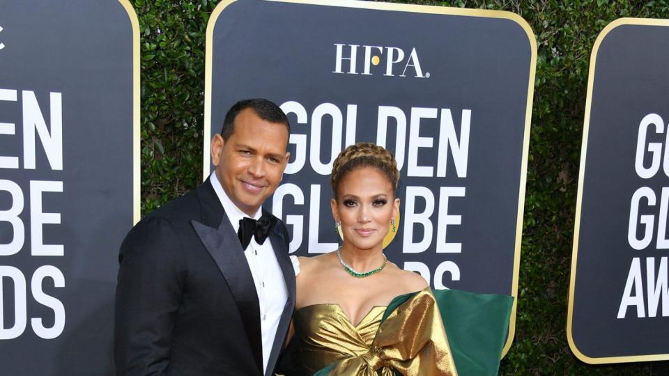 Alex Rodriguez and Jennifer Lopez