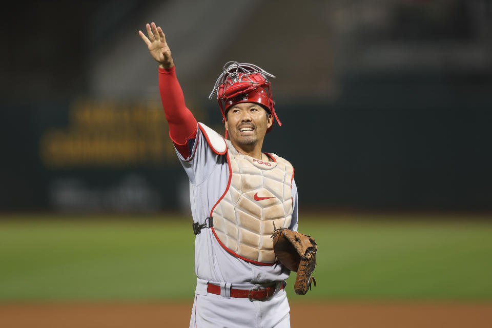 鈴木清（Kurt Suzuki）結束16年大聯盟球員生涯。(Photo by Lachlan Cunningham/Getty Images)