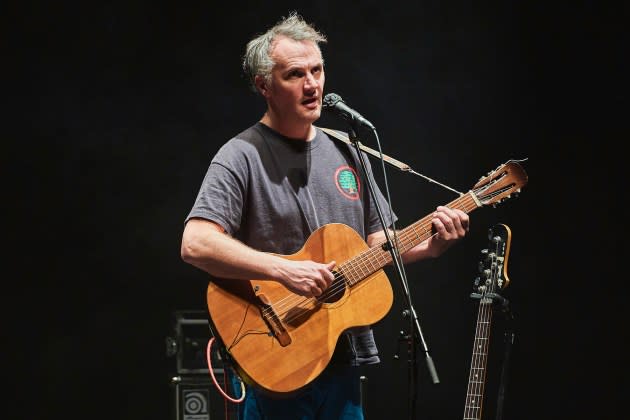 Phil Elverum onstage in 2022. He says that teaching students through School of Song helped him open up creatively, too. - Credit: Mariano Regidor/Redferns