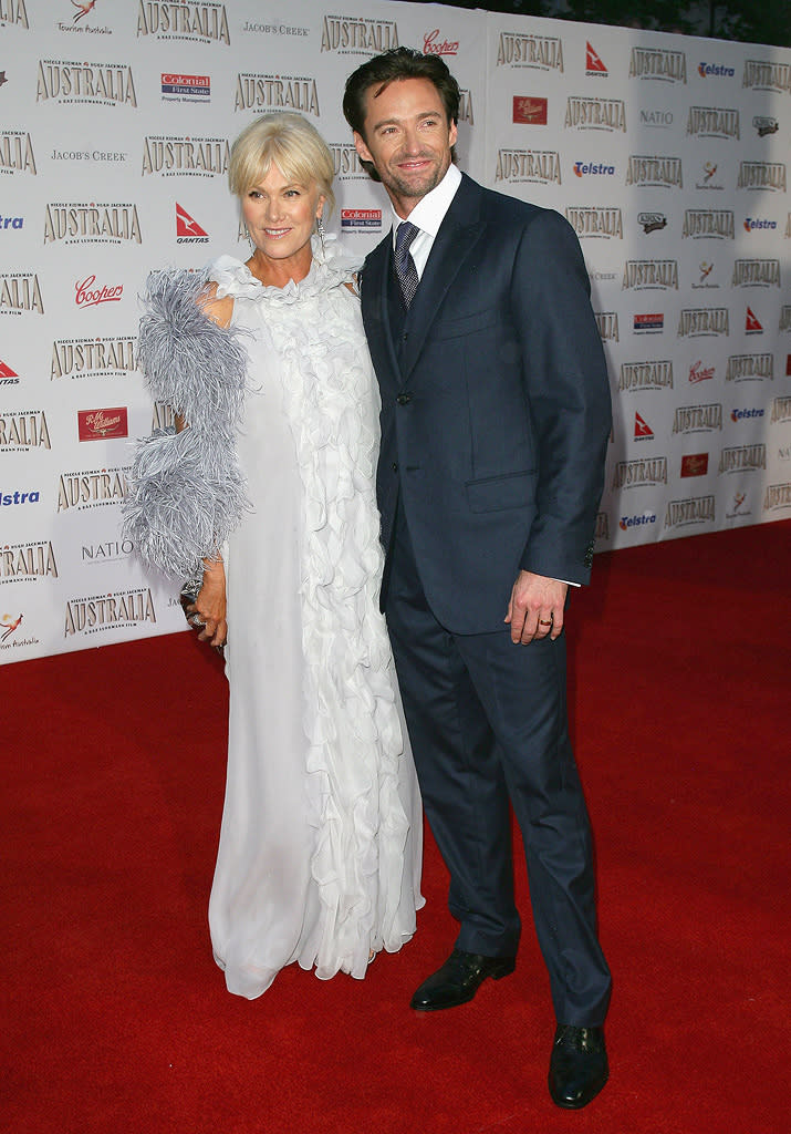 Australia Sydney Premiere 2008 Hugh Jackman Deborah Lee Furness