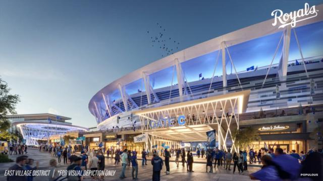 Kansas City Royals release new ballpark plans for two locations