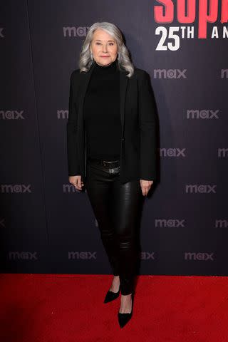 <p>Dia Dipasupil/WireImage</p> Lorraine Bracco attends HBO's "The Sopranos" 25th Anniversary Celebration on January 10, 2024 in New York City.