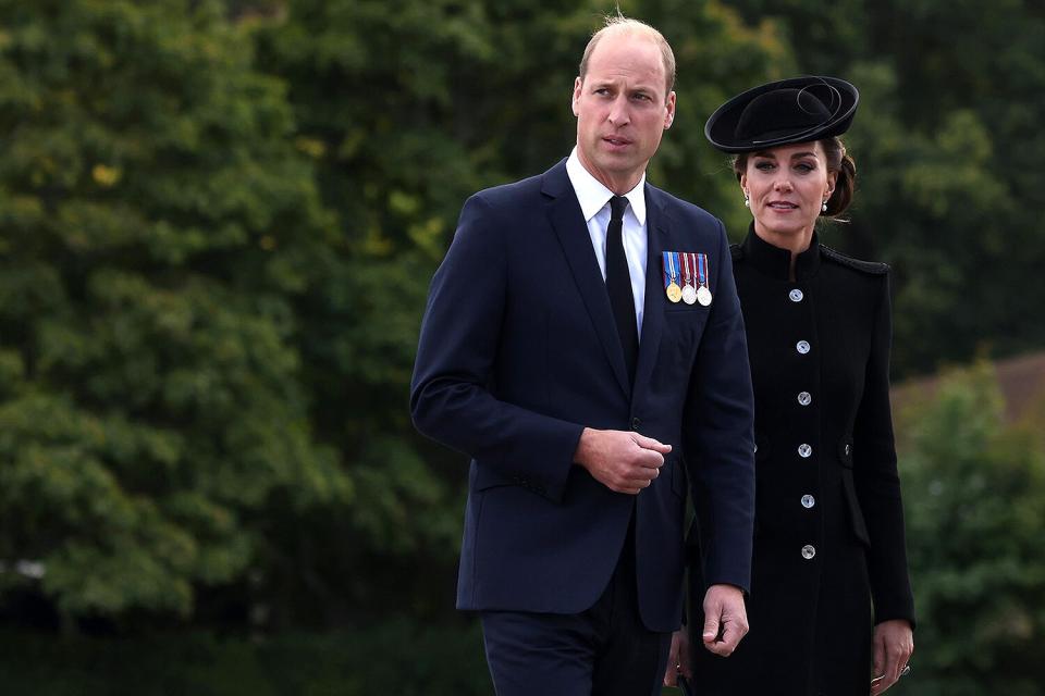 Prince William and Princess Catherine visit troops