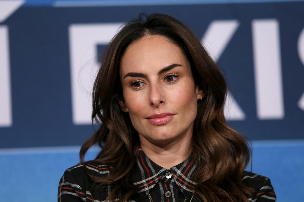 MEXICO CITY, MEXICO - DECEMBER 17: Ana Serradilla looks on during a press conference of the film 'El hubiera sÌ existe' at Cinepolis Universidad on December 17, 2019 in Mexico City, Mexico. (Photo by Adrián Monroy/Medios y Media/Getty Images)