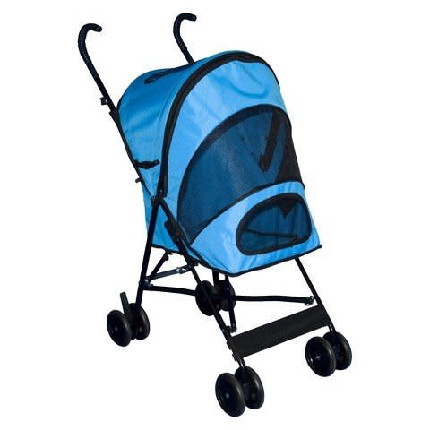 <i><a href="http://www.target.com/p/travel-lite-pet-stroller/-/A-14332766#prodSlot=_1_23" target="_blank">Travel Lite Pet Stroller, $43.99 - $46.99</a></i>