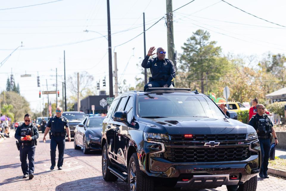 Law enforcement supported local Asian organizations during the 12th Annual Central Florida Dragon Parade in Orlando.