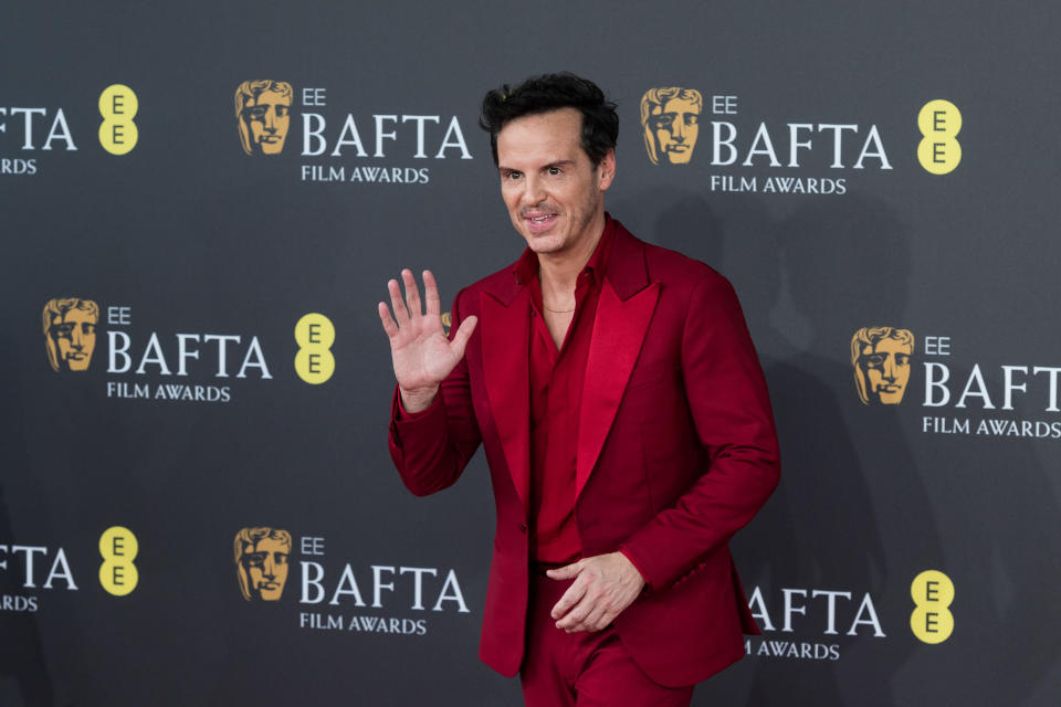 Andrew Scott attends the EE BAFTA Film Awards ceremony at The Royal Festival Hall in London, United Kingdom on February 18, 2024. (Photo credit should read Wiktor Szymanowicz/Future Publishing via Getty Images)