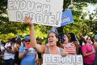 <p>Bernie Sanders supporters gather at FDR park on the second day of the Democratic National Convention on July 26, 2016 in Philadelphia. (Photo: Jeff J Mitchell/Getty Images)</p>