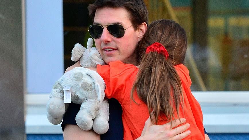 Tom Cruise and Suri in 2011. Source: Getty Images.