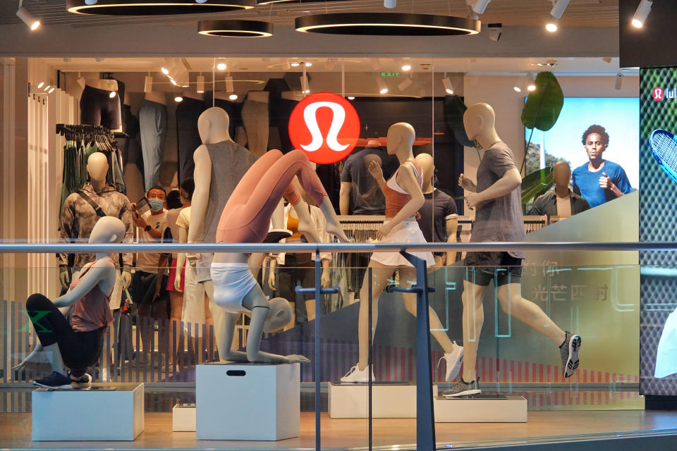 BEIJING, CHINA - JULY 4, 2021 - Photo taken on July 4, 2021 shows a Lululemon store in Beijing, China. Lululemon is known as the 