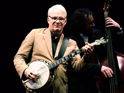 <div class="caption-credit"> Photo by: Getty Images</div><div class="caption-title">Steve Martin Can Play the Banjo</div>Picking up the instrument when he was 17, Martin hasn't put it down since. And his musical talent hasn't gone unrecognized. Though the wild-and-crazy guy's first two Grammys were for comedy albums, his third, in 2002, was for a country instrumental performance. Since then, he's released two full music albums-and won another Grammy. Martin is also an avid art collector and a trustee at the Los Angeles Museum of Art. <br> <br> <p> <b>You Might Also Like: <br> <a href="http://www.womansday.com/health-fitness/workout-routines/boot-camp-workout-1549?link=bootcamp&dom=yah_life&src=syn&con=blog_wd&mag=wdy" rel="nofollow noopener" target="_blank" data-ylk="slk:Easy Exercise Drills To Slim Down Fast;elm:context_link;itc:0;sec:content-canvas" class="link ">Easy Exercise Drills To Slim Down Fast</a></b> </p> <p> <b><a href="http://www.womansday.com/home/15-clever-uses-for-household-items-4727?link=houseitems&dom=yah_life&src=syn&con=blog_wd&mag=wdy" rel="nofollow noopener" target="_blank" data-ylk="slk:15 Clever Uses for Household Items;elm:context_link;itc:0;sec:content-canvas" class="link ">15 Clever Uses for Household Items</a></b> <br> </p>