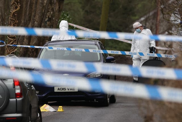 Omagh shooting scene