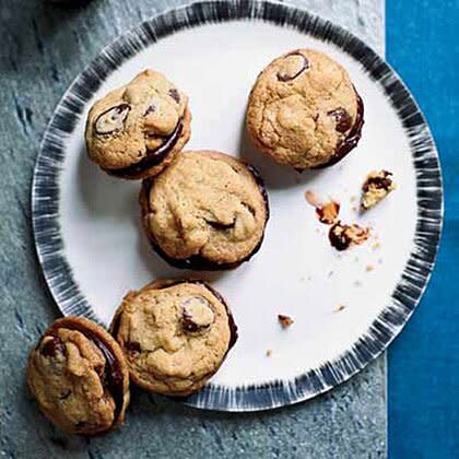 Ganache-Stuffed Chocolate-Chip Cookies