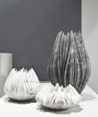 Marble vases by Zaha Hadid for Cicto