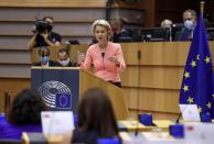 European Parliament plenary session State of the Union in Brussels