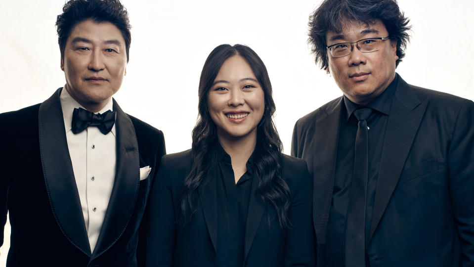 Song Kang Ho, Sharon Choi, Bong Joon Ho