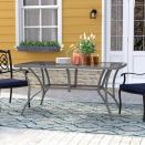 <p><strong>Sol 72 Outdoor</strong></p><p>wayfair.com</p><p><strong>$199.99</strong></p><p><a href="https://go.redirectingat.com?id=74968X1596630&url=https%3A%2F%2Fwww.wayfair.com%2Foutdoor%2Fpdp%2Fsol-72-outdoor-shropshire-glass-dining-table-w000149155.html&sref=https%3A%2F%2Fwww.countryliving.com%2Fshopping%2Fg43431624%2Fbest-outdoor-furniture-deals-wayfair%2F" rel="nofollow noopener" target="_blank" data-ylk="slk:Shop Now;elm:context_link;itc:0;sec:content-canvas" class="link ">Shop Now</a></p><p>Gather the whole family around this six-person outdoor table to enjoy your favorite grilled recipes. Featuring a tempered glass top and rust-resistant metal legs, it offers plenty of space for eating and entertaining guests. Plus, there's a slot in the center to add a patio umbrella and keep your guests out of the sun. </p>