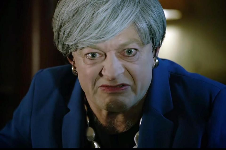 My precious: Andy Serkis as a Theresa May-Gollum hybrid (Getty Images)