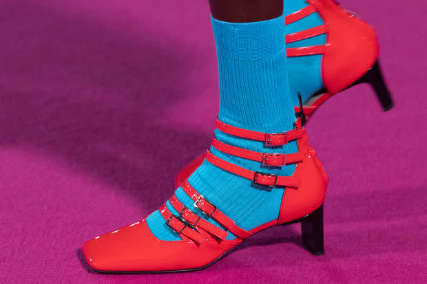 A shoe from MSGM's Fall 2020 collection. 