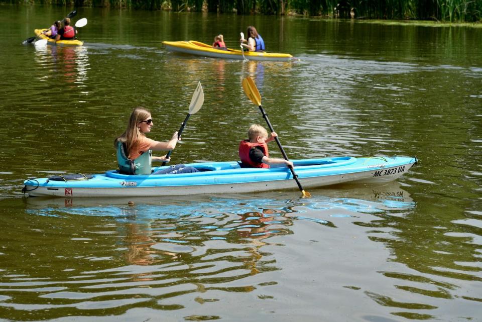 Participants will be able to kayak on waters around Windmill Island as part of the Macatawa Water Festival.