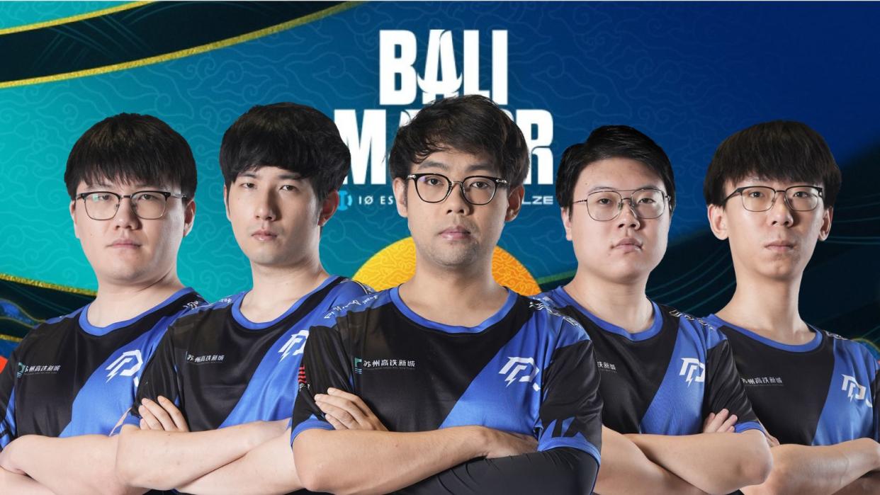 Chinese Dota 2 team Azure Ray have released a statement criticizing Bali Major organiser IO Esports for their unfair treatment of the team concerning their controversial lower bracket Playoff match against Eastern Europe's BetBoom Team. (Photos: Azure Ray, Epulze)