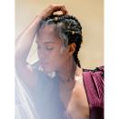 Kerry Washington's straight-back cornrows, which she wore to shoot <a href="https://www.allure.com/story/kerry-washington-different-concealer-for-each-day-scandal?mbid=synd_yahoo_rss" rel="nofollow noopener" target="_blank" data-ylk="slk:Allure's November 2017 issue;elm:context_link;itc:0;sec:content-canvas" class="link "><em>Allure</em>'s November 2017 issue</a>, were given an easy, earthy vibe with loose edges and a few well-placed cuffs. Here, hairstylist Takisha Sturdivant-Drew shows us you don't need edge control to serve a polished, braided moment.