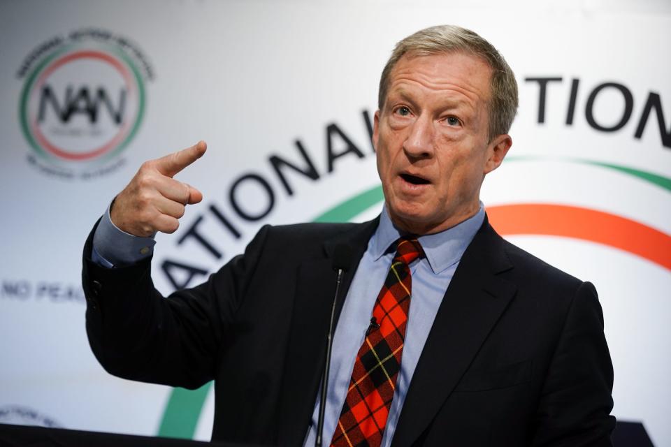 Tom Steyer in Atlanta on Nov. 21, 2019.