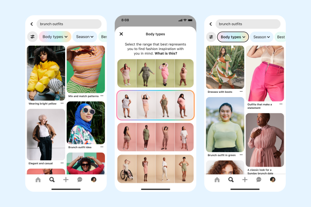 Pinterest announces industry-first body type technology to