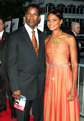 Denzel Washington and Kimberly Elise at the New York premiere of Paramount Pictures' The Manchurian Candidate