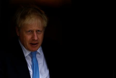 NATO Secretary-General Jens Stoltenberg meets Britain's Prime Minister Boris Johnson in London