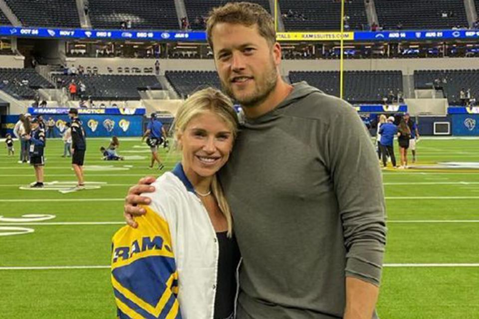 Kelly Stafford won't attend Rams road games after pretzel drama