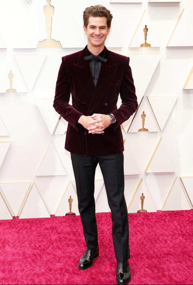 Louis Vuitton - British actor Andrew Garfield wore a Louis Vuitton tuxedo  and a pair of shoes.