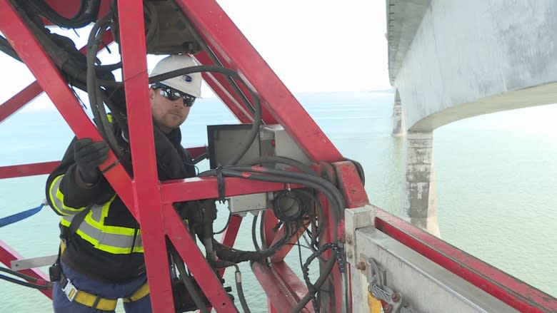 Checking things out: Confederation Bridge annual checkup underway