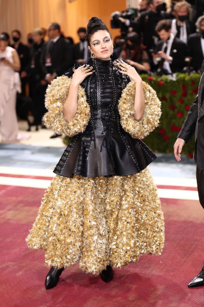 Isabelle Boemeke at the 2022 Met Gala. - Credit: Christopher Polk for Variety