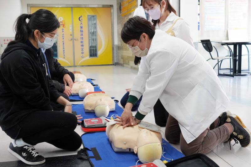 打造急救力　大葉大學護理系開辦基本救命術課程