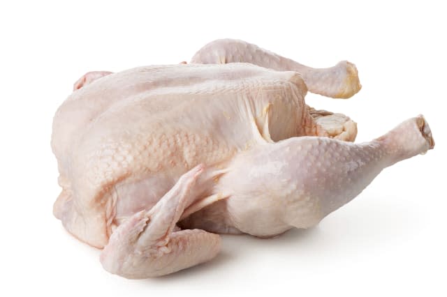 Raw chicken