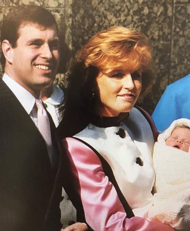 Sarah Ferguson y el príncipe Andrés 