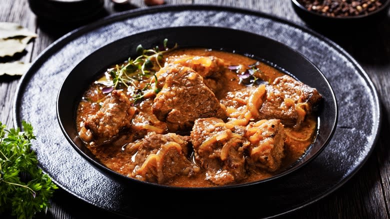 prepared carbonnade stew