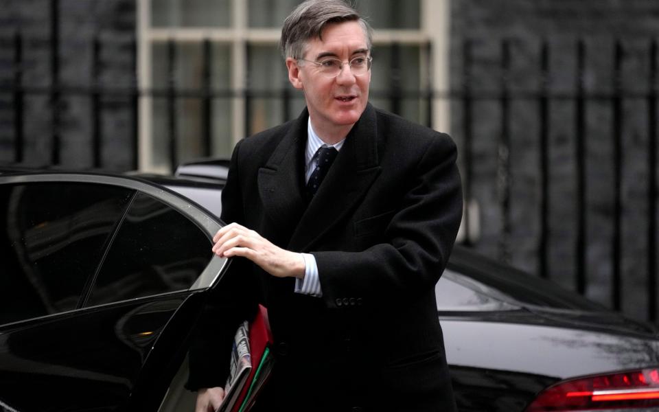 Jacob Rees-Mogg cited the vaccine rollout and Brexit as significant milestones in Boris Johnson's leadership - Kirsty Wigglesworth/AP Photo