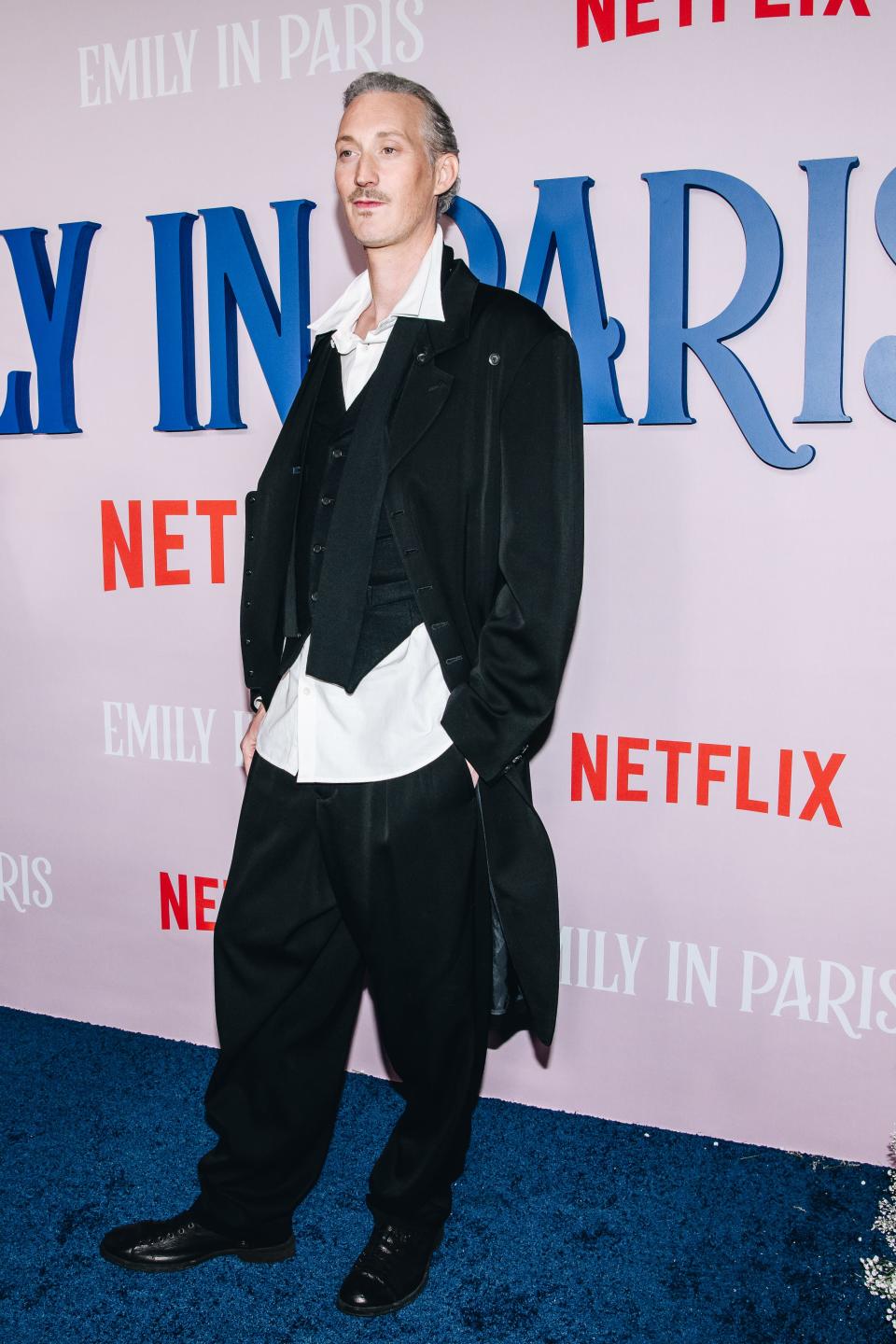 Bruno Gouery at a screening of "Emily In Paris" season three on December 15, 2022, in New York City.